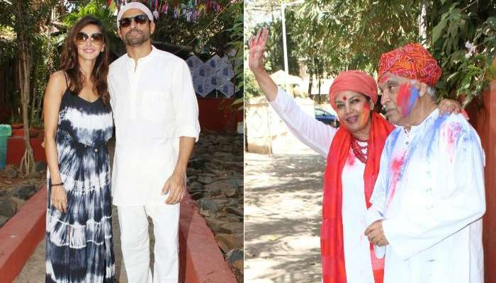 জাভেদ আখতার, শাবানা আজমির বাড়িতে হলি সেলিব্রেশন, দেখুন ভিডিও...