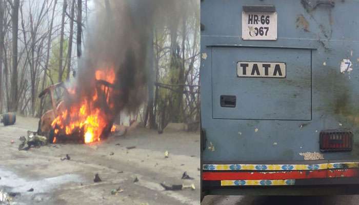 সিআরপিএফ কনভয়ে ধাক্কার পরই বানিহালে গাড়িতে বিস্ফোরণ