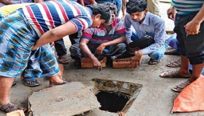 সেপটিক ট্যাঙ্কে বধূর রক্তাক্ত দেহ, আটক স্বামী