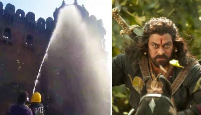 আগুনে ভস্মীভূত চিরঞ্জিবীর 'সায়ে রা নরসিমা রেড্ডি'র শ্যুটিং সেট