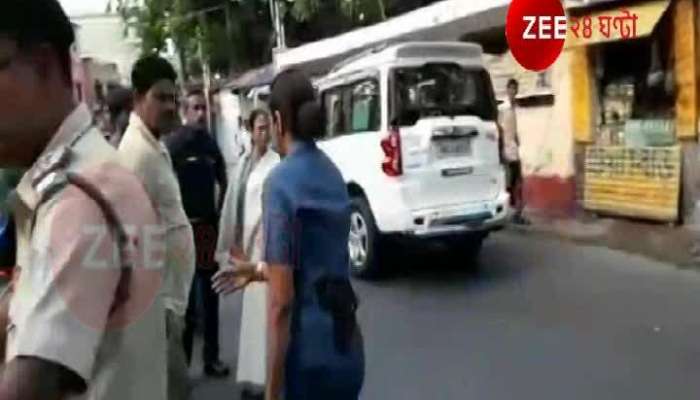 Once again! Mamata Banerjee stopped convoy after hearing Jay Sree Ram slogan 