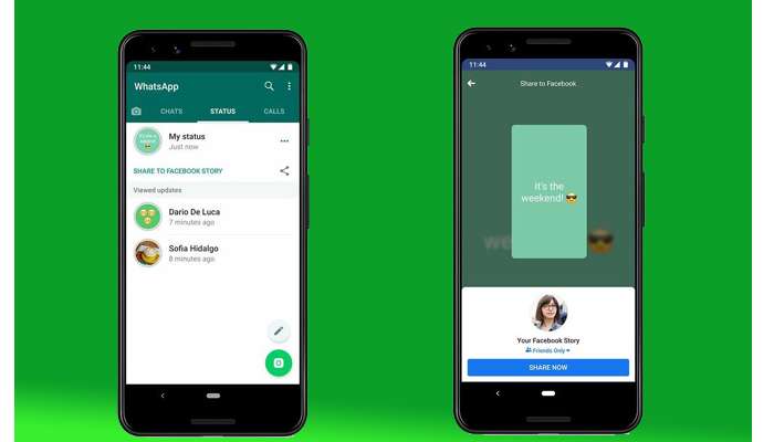 এ বার Whatsapp স্টেটাস শেয়ার করা যাবে Facebook-এ, জেনে নিন কীভাবে এ বার Whatsapp স্টেটাস শেয়ার করা যাবে Facebook-এ, জেনে নিন কীভাবে