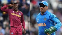 এবার ধোনিকে 'স্যালুট' করলেন ক্যারিবিয়ান পেসার কটরেল