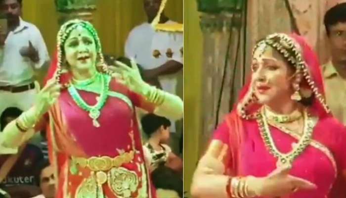 রাধার সাজে হেমা, সত্তরেও নিজের নৃত্যশৈলীতে মুগ্ধ করলেন 'ড্রিম গার্ল'  