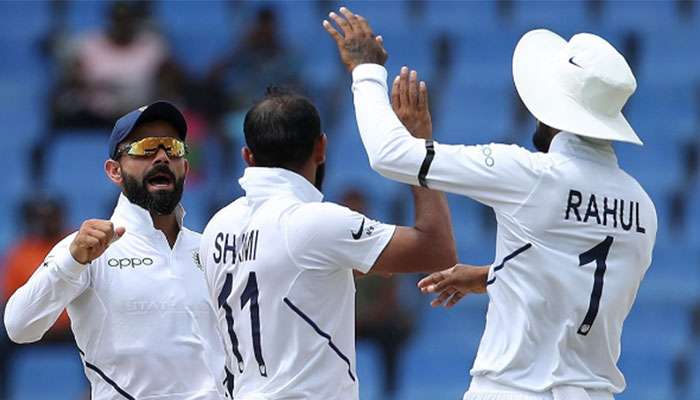 বুমরাহ-রাহানের দাপটে ধরাশায়ী ওয়েস্ট ইন্ডিজ, অ্যান্টিগা টেস্টে ৩১৮ রানে জয়ী ভারত বুমরাহ-রাহানের দাপটে ধরাশায়ী ওয়েস্ট ইন্ডিজ, অ্যান্টিগা টেস্টে ৩১৮ রানে জয়ী ভারত