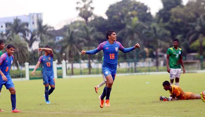 ৪-০ গোলে হার, বাংলাদেশকে টুর্নামেন্ট থেকে ছিটকে দিল ভারতীয় দল