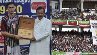 বড় ম্যাচে টস হল স্বর্ণমুদ্রায়, ম্যাচের সেরা বেইতিয়ার হাতে উঠল সোনার কয়েন 