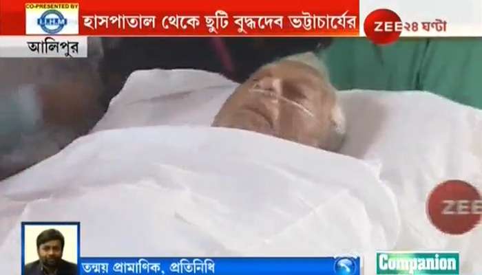 নাছোড় জেদে হাসপাতাল থেকে ছুটি আদায়, পাম অ্যাভিনিউর বাড়িতে ফিরলেন বুদ্ধবাবু