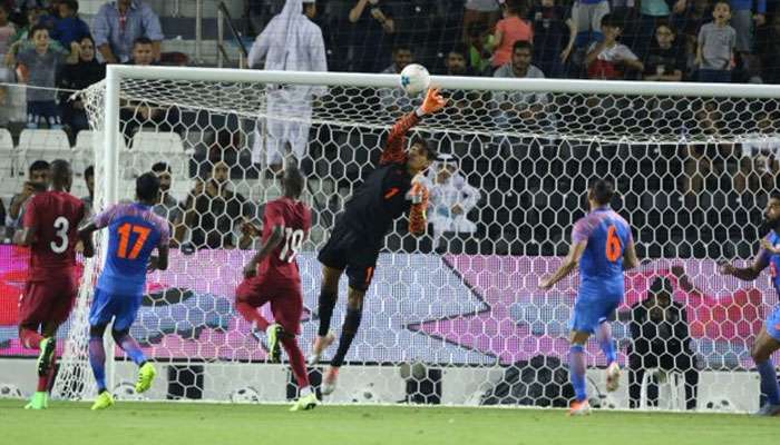 2022 FIFA World Cup Qualifiers: দোহায় এশিয়ান চ্যাম্পিয়ন কাতারকে রুখে দিল ভারত 2022 FIFA World Cup Qualifiers: দোহায় এশিয়ান চ্যাম্পিয়ন কাতারকে রুখে দিল ভারত