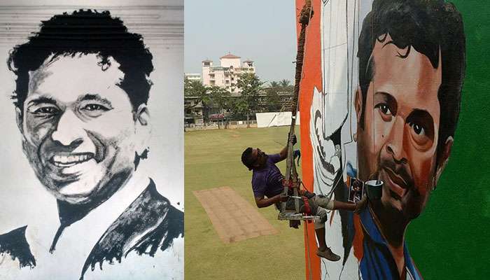 পা দিয়ে ছবি আঁকেন! এমনই এক ভক্তের সঙ্গে বিশেষ উত্সব পালন করলেন সচিন তেন্ডুলকর পা দিয়ে ছবি আঁকেন! এমনই এক ভক্তের সঙ্গে বিশেষ উত্সব পালন করলেন সচিন তেন্ডুলকর