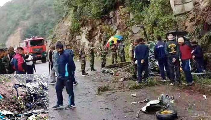 ভুটানে ভেঙে পড়ল ভারতীয় সেনার চিতা কপ্টার, নিহত ২ পাইলট