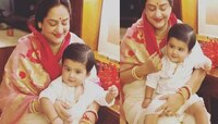 লক্ষ্মী পুজো কেমন কাটল, ছেলে আদিদেবকে কোলে নিয়ে ছবি সুদীপার