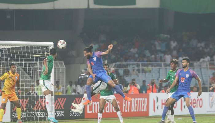 বিশ্বকাপের যোগ্যতা পর্বে বাংলাদেশের বিরুদ্ধে কোনওক্রমে হার বাঁচালেন সুনীলরা বিশ্বকাপের যোগ্যতা পর্বে বাংলাদেশের বিরুদ্ধে কোনওক্রমে হার বাঁচালেন সুনীলরা