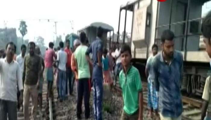 Goods train runs without engine at Rajgram in Birbhum