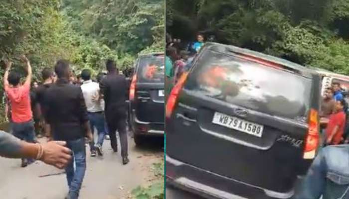 পাহাড়ে বিজেপি সাংসদকে হামলা, পুলিস নীরব দর্শক, অভিযোগ গেরুয়া শিবিরের
