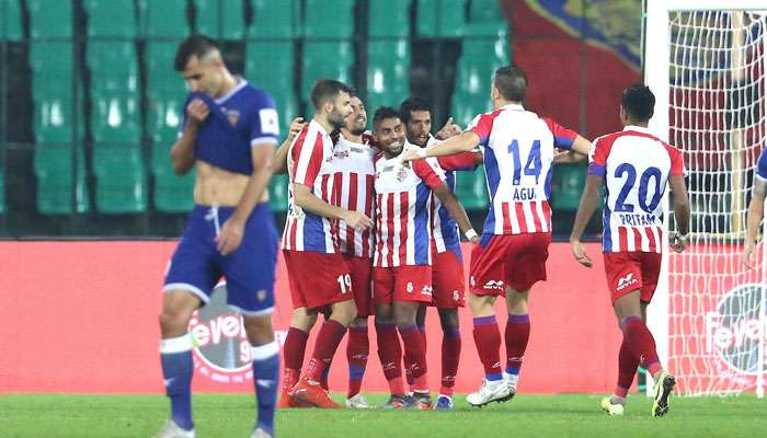 ISL 2019-20: চেন্নাইন এফসি-কে হারিয়ে সুপার লিগের শীর্ষে এটিকে