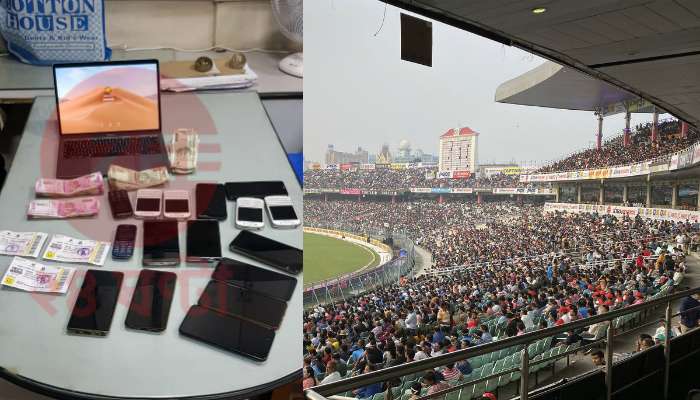 ইডেনে গ্যালারিতে বসেই চলছিল বেটিং, ৫ জনকে পাকড়াও করল কলকাতা পুলিস