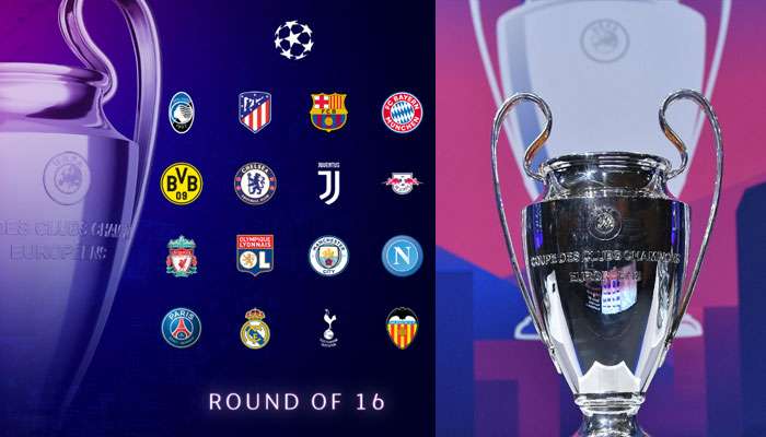 UEFA Champions League 2019-20: শেষ ষোলোয় হাড্ডাহাড্ডি লড়াই, কে কার মুখোমুখি জেনে নিন 