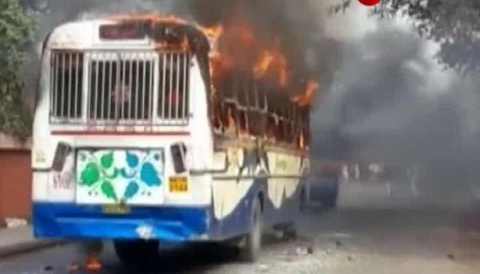 Mob sets 3 Buses on fire after youth dies from accident