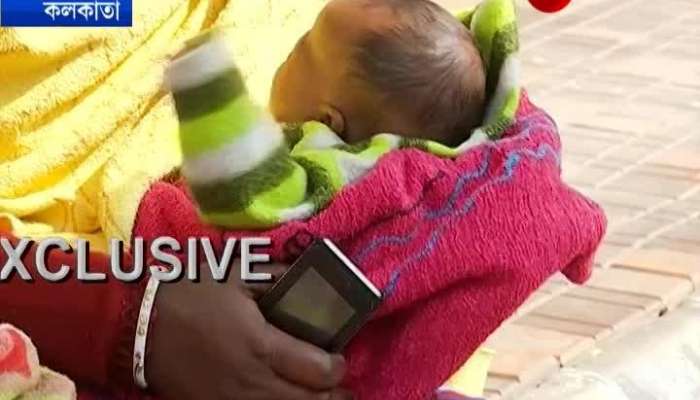 Parents of a month old child patient under stress as they fail to get their critically ill child admitted to a city hospital