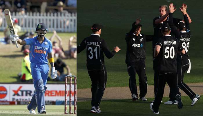 IND vs NZ 3rd ODI:রাহুলের সেঞ্চুরি; কিউইদের ডেরায় হোয়াইটওয়াশের লজ্জা ঢাকতে কোহলিদের পুঁজি ৩০০-র কম রান