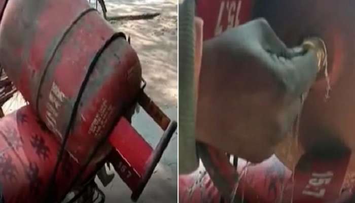 'গ্যাস ভর্তি' সিলিন্ডার উপুড় করলেই বেরিয়ে আসছে জল! আজব ঘটনা খণ্ডঘোষে
