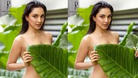 ডাব্বুর ফটোশ্যুটে কচুুপাতা দিয়ে শরীর ঢেকে হাসির খোরাক কিয়ারা