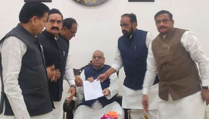 সোমবার মধ্যপ্রদেশে আস্থাভোট চায় বিজেপি, রাজ্যপালকে চিঠি দিলেন শিবরাজ সিং