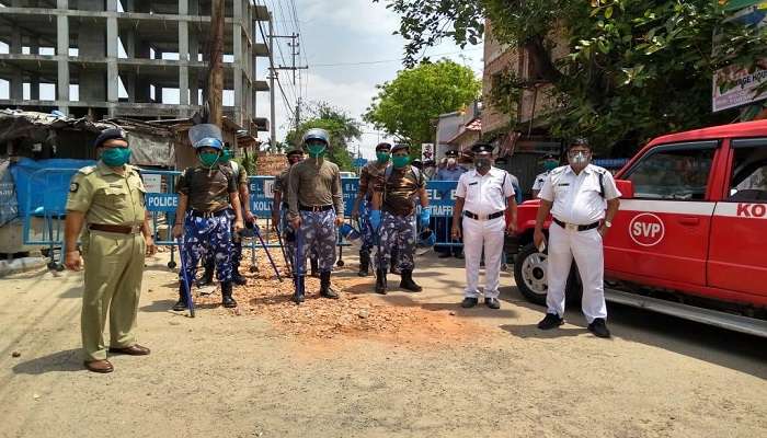 &#039;হটস্পট&#039; কলকাতার &#039;কনটেনমেন্ট&#039; এলাকাগুলি সিল করছে রাজ্য, নামানো হল কমব্যাট ফোর্স