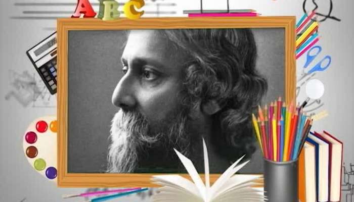 Junior Classroom:  Rabindra_bandana on occasion of Tagore's birth anniversary