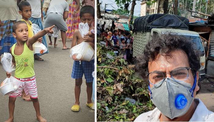 &#039;&#039;করোনা দিয়ে শুরু,আম্ফানে প্রায় শেষ&#039;&#039;, দুর্গতদের পাশে দাঁড়ালেন রুদ্রনীল ঘোষ