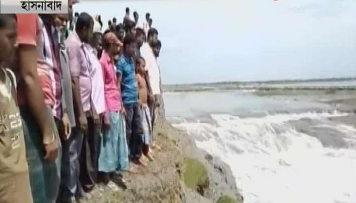 Post Amphan Flood situation at Hasnabad