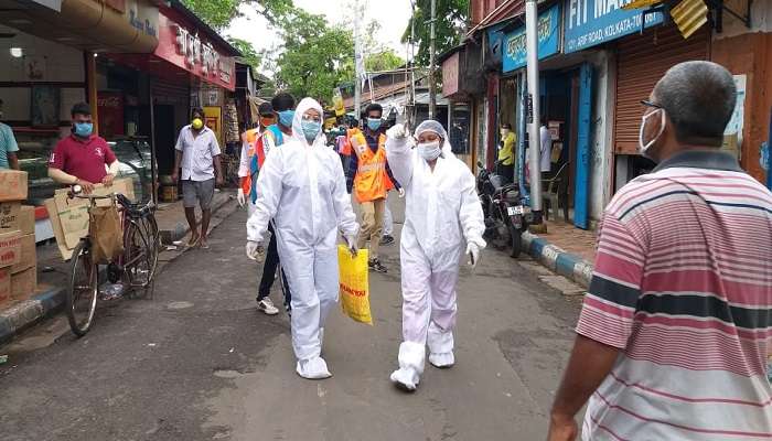 উল্টোডাঙা স্টেশন লাগোয়া বস্তিতে করোনা সংক্রমণ, মুচিবাজারে অশনি সংকেত