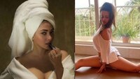 'Hot' ছবিতে নজর কাড়ছেন মুনমুন সেন কন্যা রিয়া