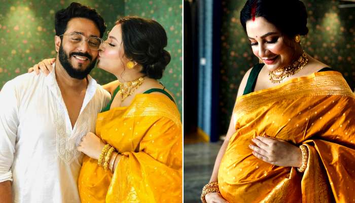 মা হতে চলেছেন শুভশ্রী, শেয়ার করলেন &#039;সাধ ভক্ষণ&#039; অনুষ্ঠানের ছবি