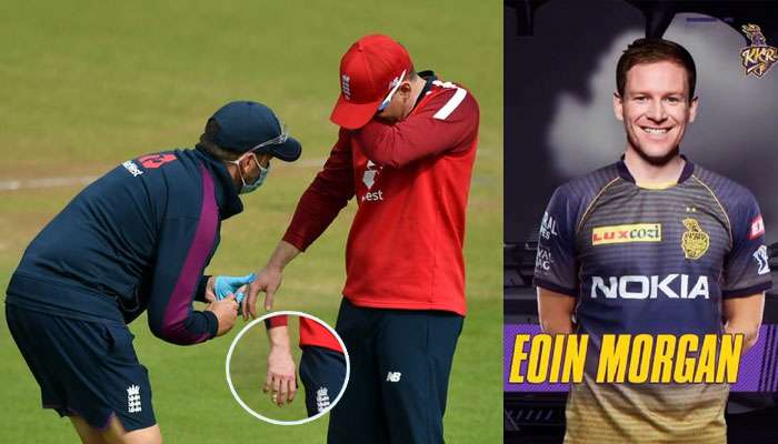 IPL 2020: মরগ্যানের আঙুলে চোট; আইপিএল শুরুর আগেই বড় ধাক্কা নাইট শিবিরে