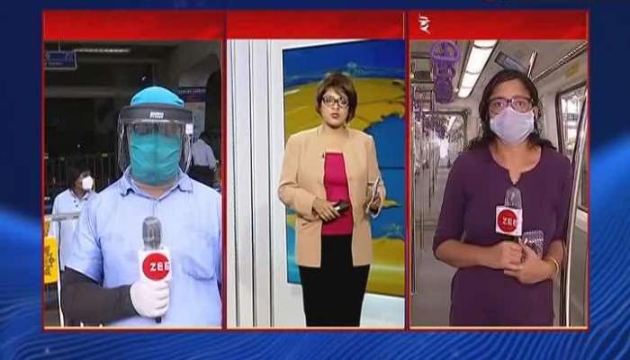 Chaos on the first new normal day of Kolkata Metro Service