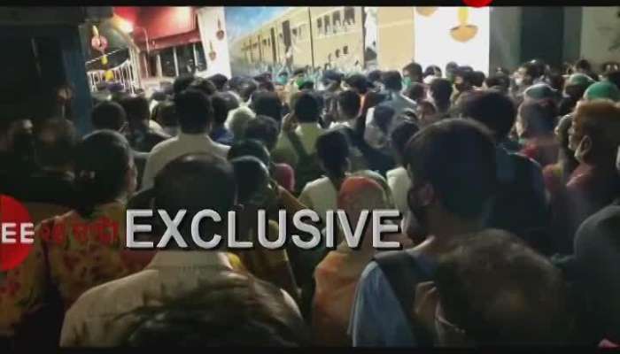Passenger Unrest at Howrah Station for boarding into staff special trains