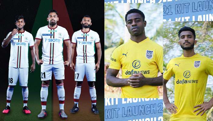 ISL 2020-21: এটিকে মোহনবাগান, মুম্বই সিটির জার্সিতে অনলাইন বেটিং সংস্থার নাম!  