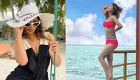 মালদ্বীপের সৈকতে বিকিনিতে HOT হিনা খান