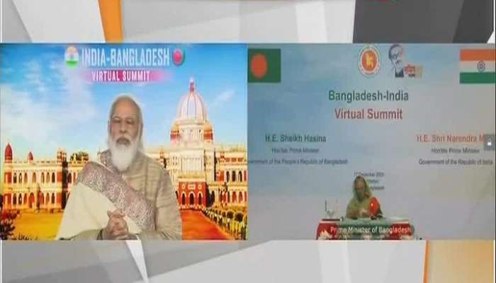 Narendra Modi- Sk Hasina Virtual Meeting