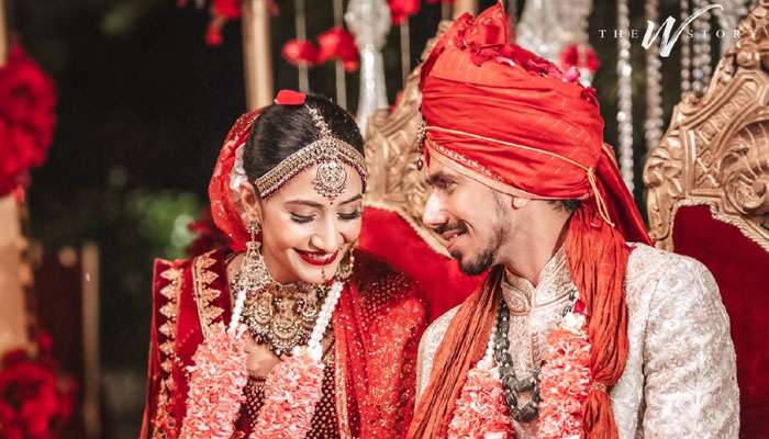 বাগদান আগেই হয়েছিল, এবার সাত পাকে বাঁধা পড়লেন Yuzvendra Chahal
