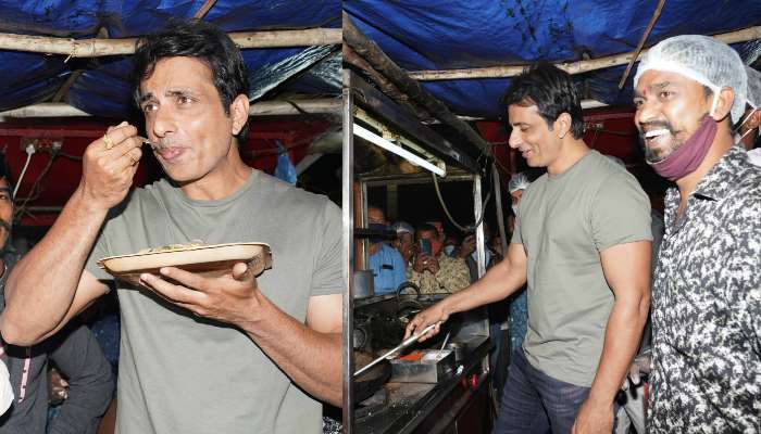 Sonu Sood-এর চমক, আচমকা অনুরাগীর ফাস্টফুডের স্টলে হাজির অভিনেতা, রাঁধলেন ও খেলেন 