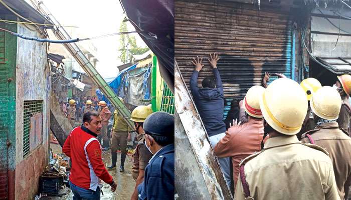 গড়িয়া বাজারে পুড়ে ছাই ২টি দোকান, দমকলের তত্পরতায় রক্ষা গোটা বাজারের 