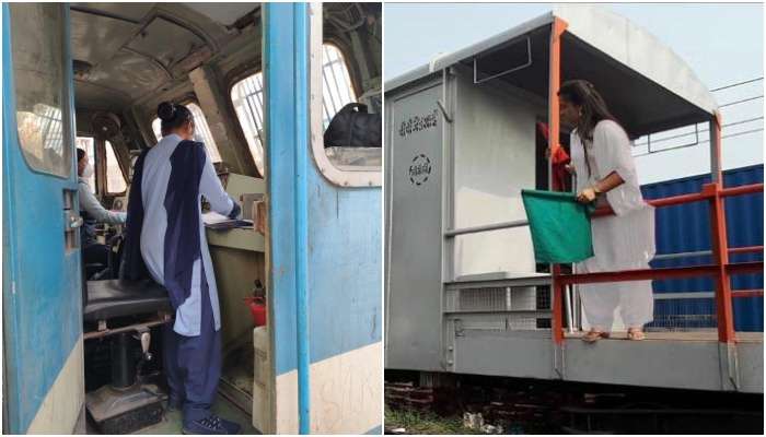 গার্ড দেওয়া থেকে ট্রেন চালানো, মহিলারাই ছোটালেন ট্রেন