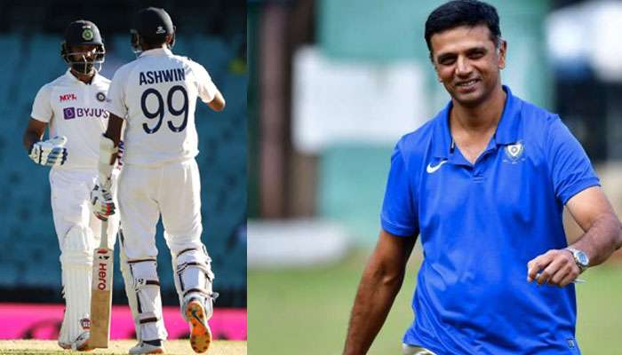 রাহুল দ্রাবিড়ের জন্মদিনে সিডনিতে 'দেওয়াল' হলেন Ashwin-Vihari