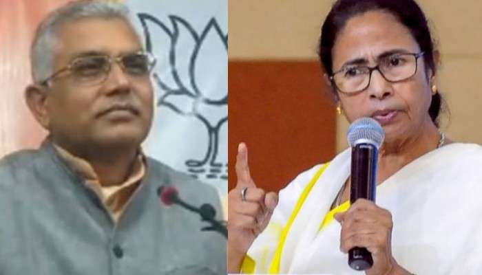 &#039;কালীঘাটে কি Vaccine-র কারখানা তৈরি হয়েছে?&#039; Mamata-কে নিশানা Dilip-র