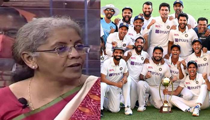 Budget 2021: অর্থমন্ত্রীর ভাষণেও Team India-র রমরমা, রাহানেদের &#039;সার্টিফিকেট&#039; নির্মলার