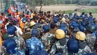 সাগরদিঘিতে BJP 'পরিবর্তন যাত্রা'র রথ আটকানো ঘিরে উত্তেজনা