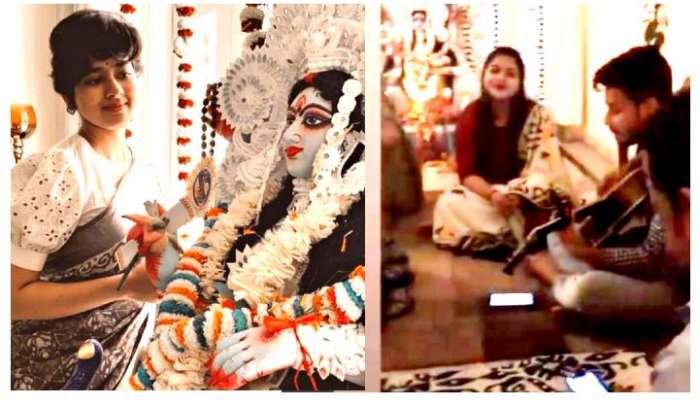 বাগদেবীর আরাধনা, Ditipriya-র বাড়িতে হাজির গায়িকা Sohini Mukherjee 